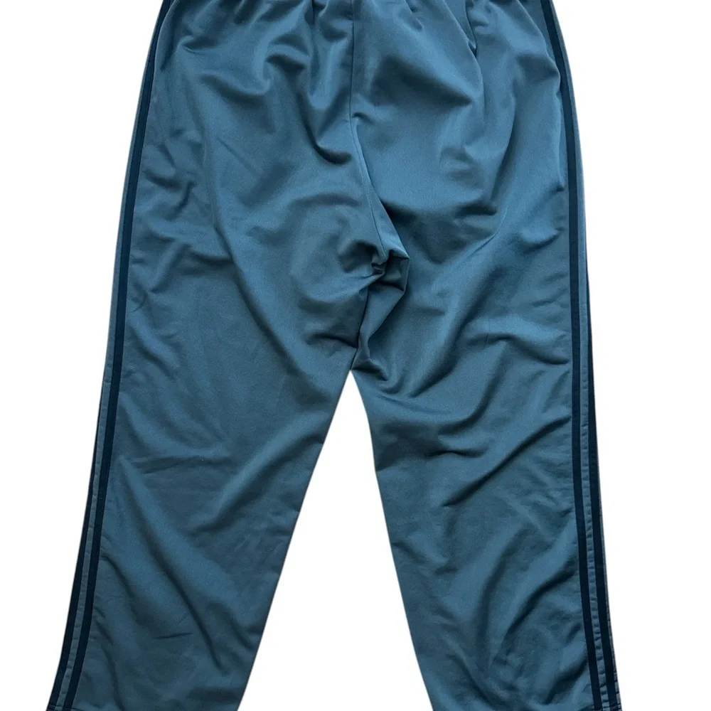 Adidas Men’s Gray & Black Striped Sweat Pants Size XL‎ Futbol Track Soccer Y2K